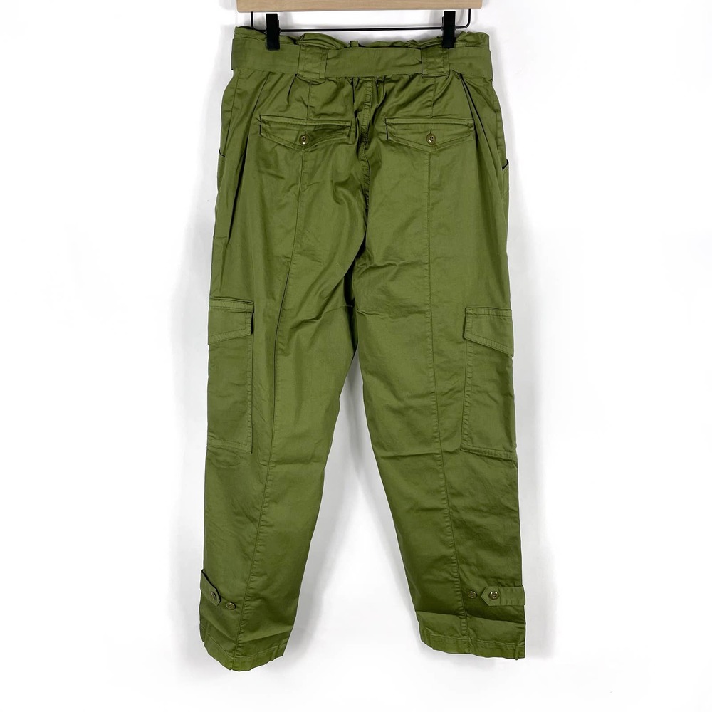 SOLD-NEW Alex Mill Washed Expedition Pant in Army Olive Green Cropped Sz 10 - Picture 8 of 10